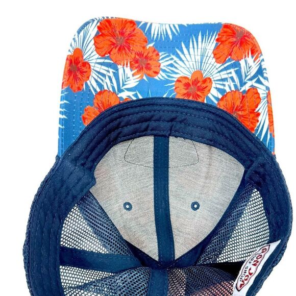 Ron Jon Surf Shop Red Hibiscus Tropical Floral Unisex Mesh SnapBack Cap - Picture 9 of 12